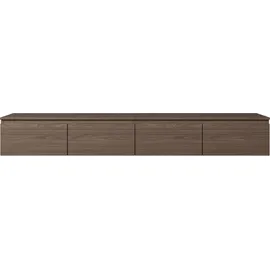 Selsey Bemmi TV-Hängeboard 200 cm Walnuss 28,4 cm x 31,8 cm Spanplatte