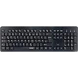 SCHWAIGER WKB1000 013 Kabellose Tastatus Wireless Keyboard QWERTZ USB-Empfänger 2,4GHz deutsches Layout batteriebetrieben