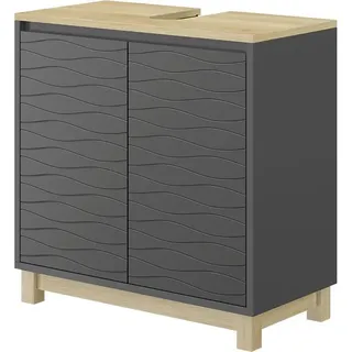 Vicco Waschbeckenunterschrank Livia, 60 x 60 cm mit 2 Türen