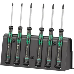 Wera 2067/6 Elektronik TORX BO Schraubendrehersatz + Rack, 6-teilig - 05118154001