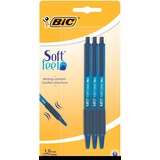 BIC Kugelschreiber Soft Feel 0.4mm blau, 3er Set