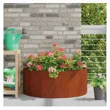 vidaXL Pflanzkübel Rostig 90 x 45 x 35 cm Wetterfeststahl