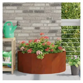 vidaXL Pflanzkübel Rostig 90 x 45 x 35 cm Wetterfeststahl