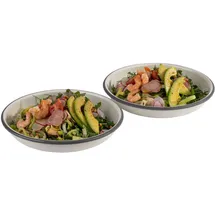 APS Tiefe Teller Ø 22 cm cremeweiß 2er Set
