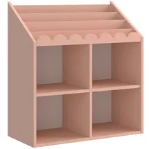 OEM Kinderbücherregal Book Nook 0 x 0 cm MDF rosa