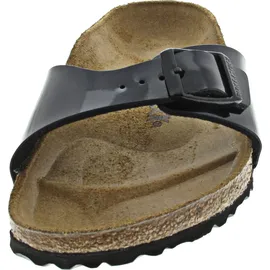Birkenstock Madrid Birko-Flor Lack schmal schwarz lack 40