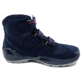 Lowa Winterschuhe Milo GTX (wasserdicht) navyblau/magenta Kinder