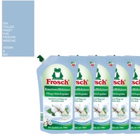 5x1000ml Frosch Pflege-Weichspüler Baumwollblüten 200WL | Vegan & Bio