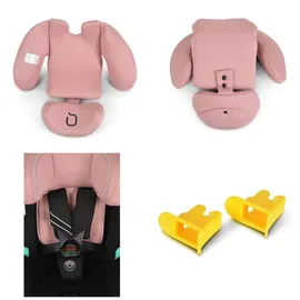 Cangaroo i-Size Kindersitz Quill (40-150cm) Gruppe 0/1/2/3, Isofix, 360° drehbar rosa