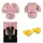 Cangaroo i-Size Kindersitz Quill (40-150cm) Gruppe 0/1/2/3, Isofix, 360° drehbar rosa
