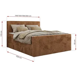 MKS Tiliano King Duo 140 x 200 cm H3 Orange