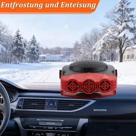 RAPANDA Heizlüfter 150 W Rot/Schwarz