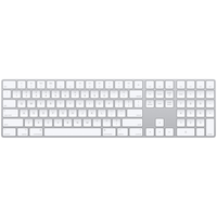 Apple Magic Keyboard mit Ziffernblock ES silber