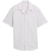 Tom Tailor DENIM Herren Relaxed Fit Kurzarmhemd aus Baumwolle,