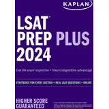 Kaplan Test Prep LSAT Prep Plus 2024: Strategies for Every Section + Real LSAT Questions + Online: