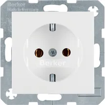 Berker S.1/B.3/B.7 Steckdose SCHUKO, polarweiß glänzend (47438989)