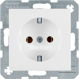 Berker S.1/B.3/B.7 Steckdose SCHUKO, polarweiß glänzend (47438989)