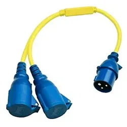 Victron Splitter 16A/250V CEE Stecker auf 2x CEE Kupplung