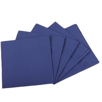 Funny Zelltuchservietten | 33 x 33 cm, 1/4 Falz, 3-lagig, dunkelblau|4er Pack (4 x 250 Stück)