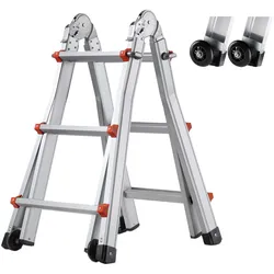 VEVOR Teleskopleiter Klappleiter Stehleiter Anlegeleiter Mehrzweckleiter 2880mm