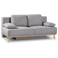 Schlafsofa Patti Stoff Grau