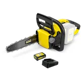Kärcher 1.444-002.0 CNS 18-30 Akku-Kettensäge, gelb-schwarz, 30 cm + Starter Kit Battery Power 18/50 Akku-Schnellladegerät und Wechselakku, 5000 W, 18 V