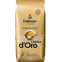 Dallmayr Crema d’Oro Kaffee Bohnen Ausgewogen, mild 1 kg