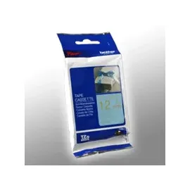 Brother P-Touch Band TZe-RL34 gold auf textil hellblau 12mm / 4m