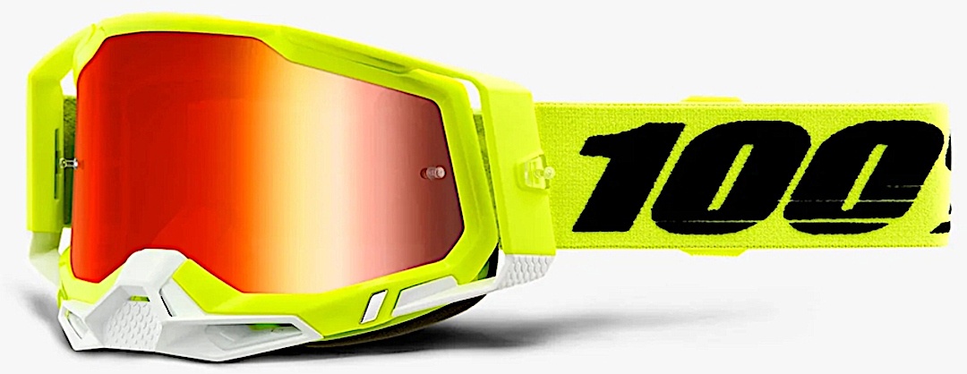 100% Racecraft II Essential Motorcross bril, geel