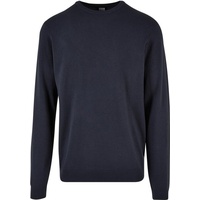 URBAN CLASSICS Herren TB6361-Knitted Crewneck Sweater Sweatshirt, Navy, XL