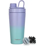 luxuskollektion Isolierte Protein Shaker Flasche 20 oz Edelstahl Rosa