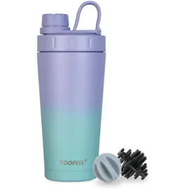 luxuskollektion Isolierte Protein Shaker Flasche 20 oz Edelstahl Rosa