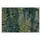 Tulup Bodenschutzplatte Glas 120 x 80 x 0,4 cm Grün/Pflanzenmotive