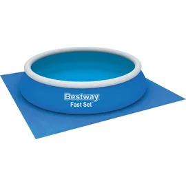 BESTWAY PE-Bodenplane 488 x 488 cm blau quadratisch