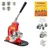 Vevor Buttonmaschine Knopfmachermaschine, 75 mm (3 Zoll) Badge Punch Press Set, Kinder DIY Geschenke Pin Maker, Button Herstellung Zubehör mit 500 Stk. Button Ersatzteile & Kreisschneider & Zauberbuch