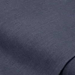 Baumwoll-Leinen-Mischgewebe "Natural", jeansblau