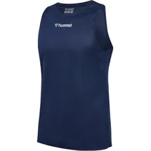 hummel Hmlrun Singlet S/L Herren Black Iris S