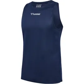 hummel Hmlrun Singlet S/L Herren Black Iris S