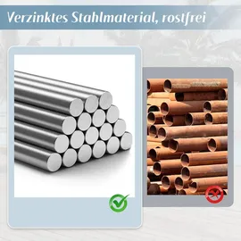 stilvora Gartenlounge-Set 8-tlg. Grau