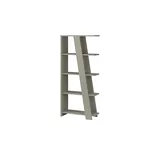 Forte Standregal 4 Ablageböden 72 x 29,6 x 161 grau