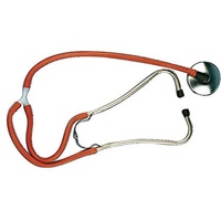 Hauptner 01220000 Stethoskop mit Silikonschlauch Membrane 65 mm Durchmesser, rot