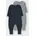 2er-Pack Schlafanzug in Grey Melange 74