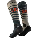 Dynafit FT Graphic Socken - Rock Khaki Snow - 39-42