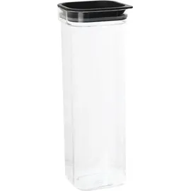 PLAST TEAM Vertriebs GmbH Trockenvorratsdose 1,6 l 1-tlg. transparent/schwarz