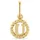 FAVS Buchstaben-Anhänger Gelbgold 88573625