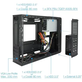TooQ TQC-3006DU3C + Fuente de Alimentación 500W