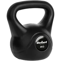 REBEL Kettlebell Kugelhantel 4 kg schwarz