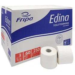 Fripa Toilettenpapier Edina 3-lagig, 60 Rollen