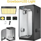 QITA Growbox Komplettset 100W LED 60 x 60 x 140 cm