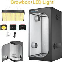 QITA Growbox Komplettset 100W LED 60 x 60 x 140 cm